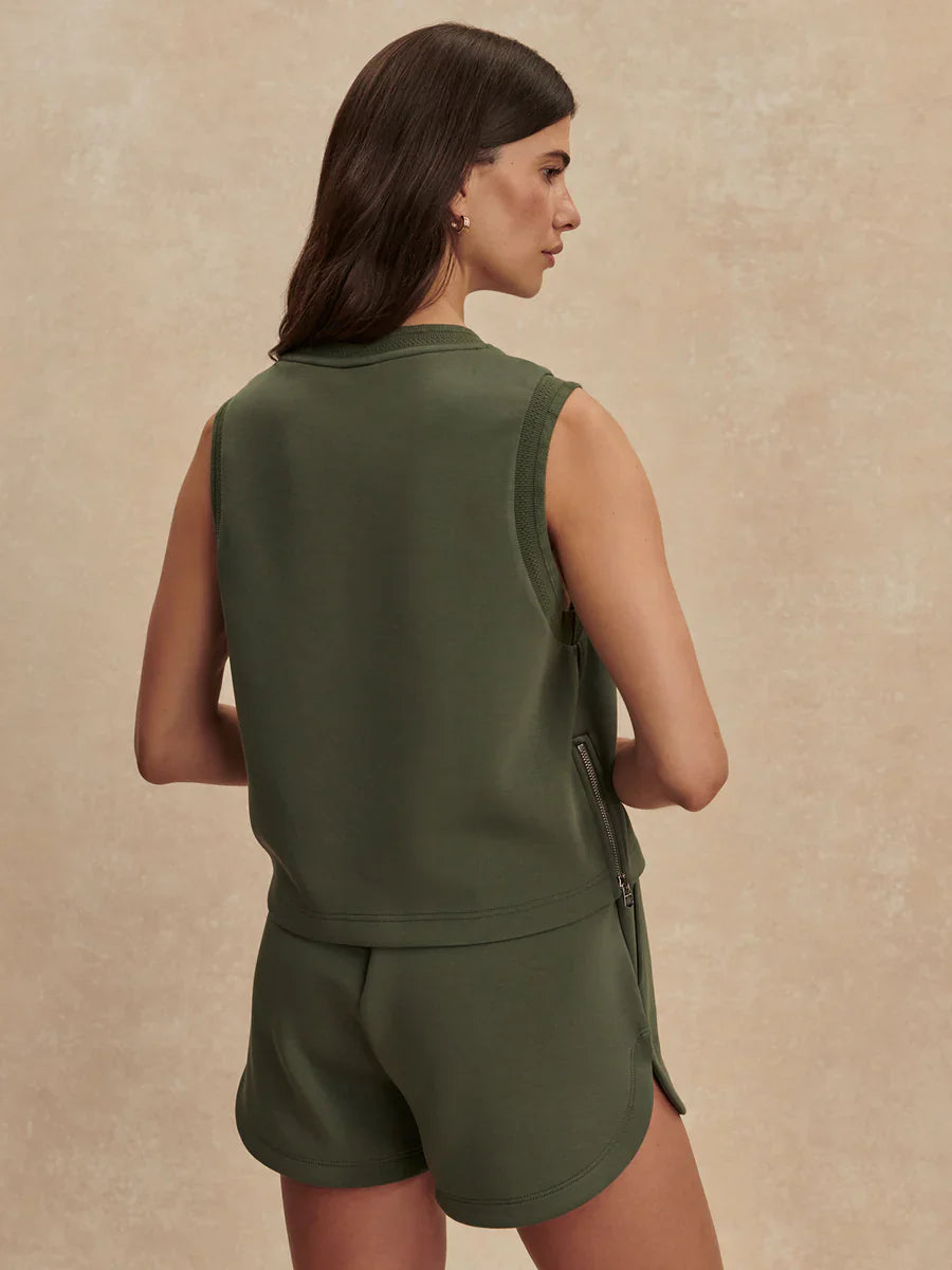 Varley Shea Crop Tank Thyme
