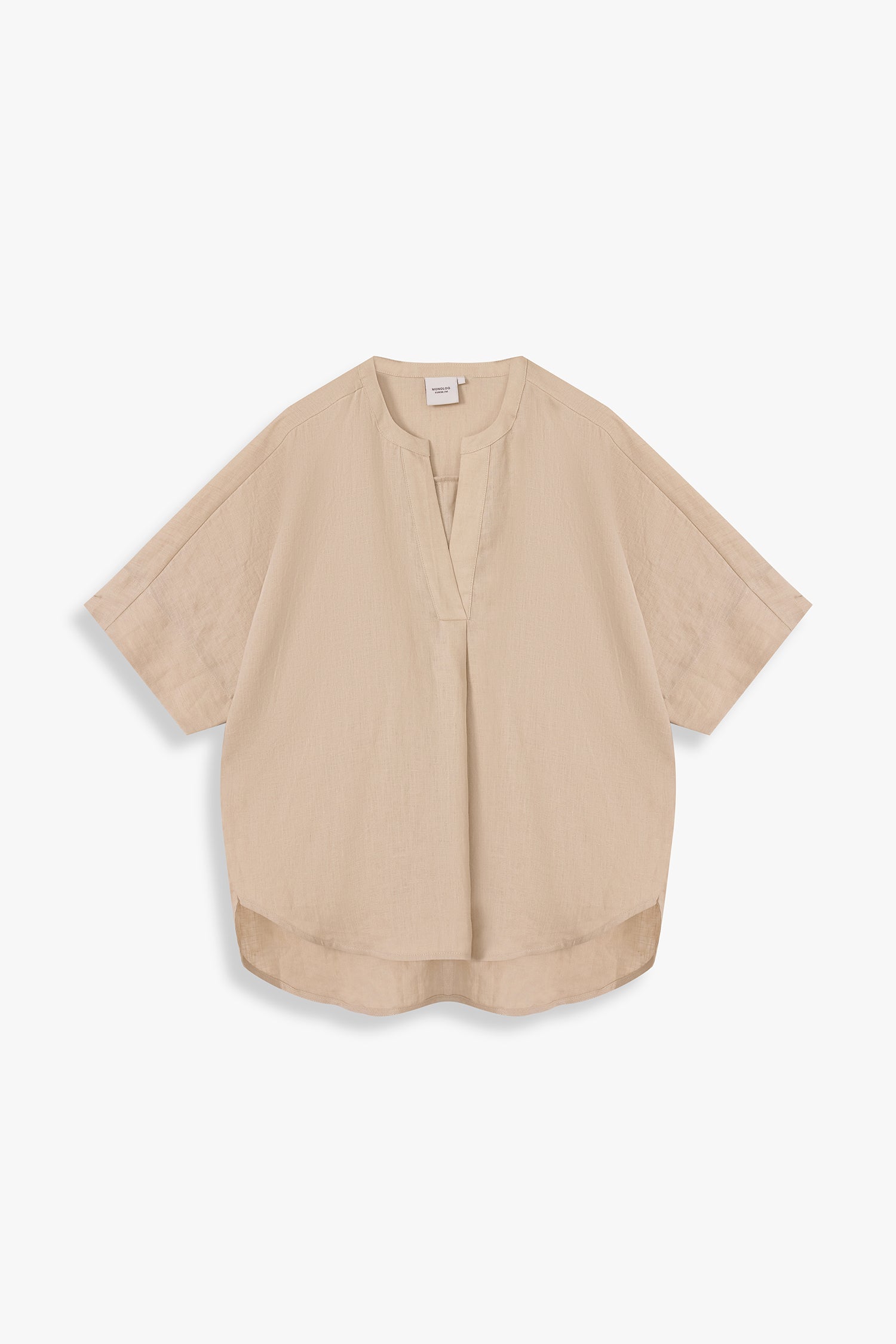 Half-Placket Dolman Top