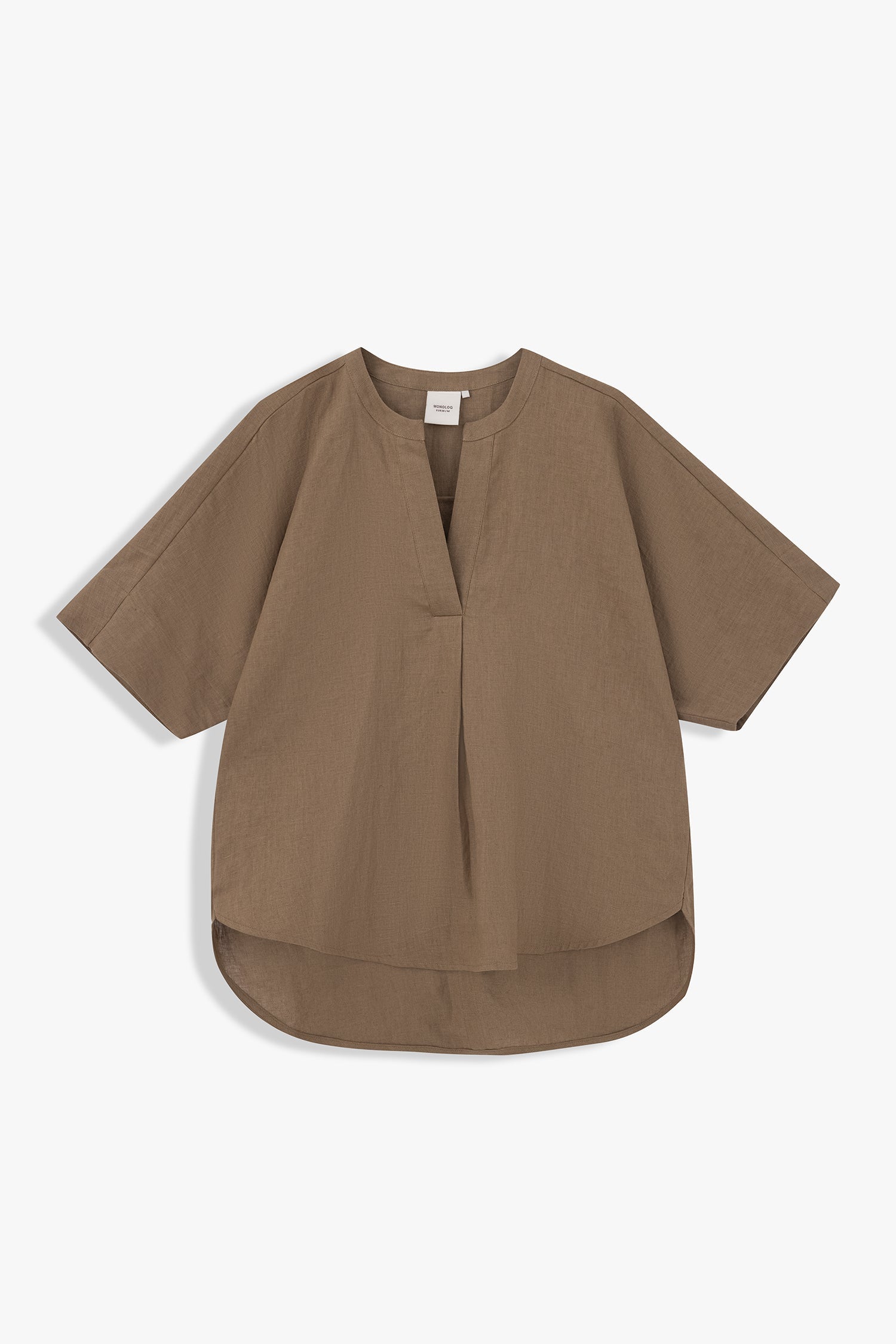 Half-Placket Dolman Top