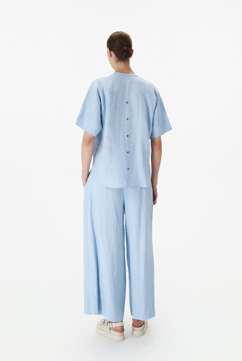Half-Placket Dolman Top