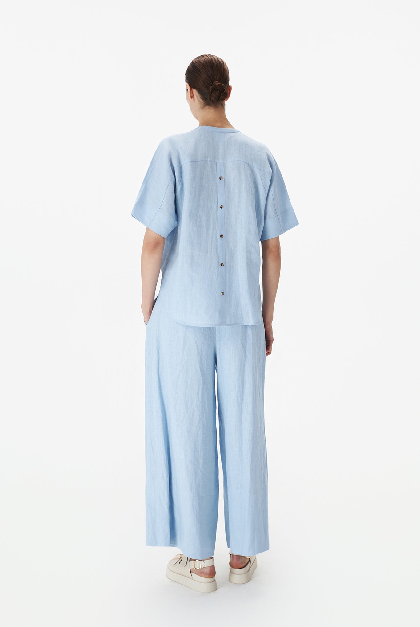 Half-Placket Dolman Top