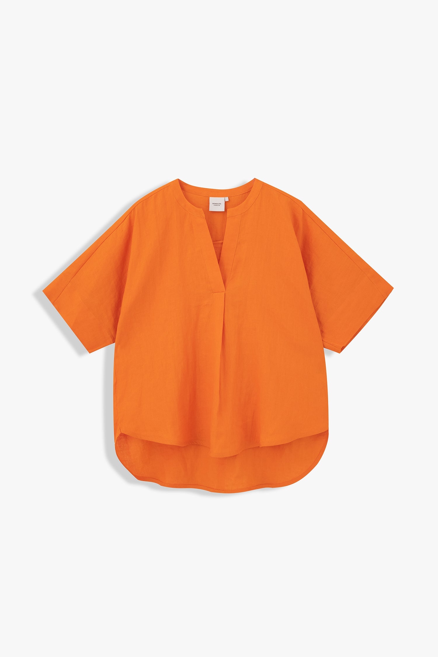 Half-Placket Dolman Top