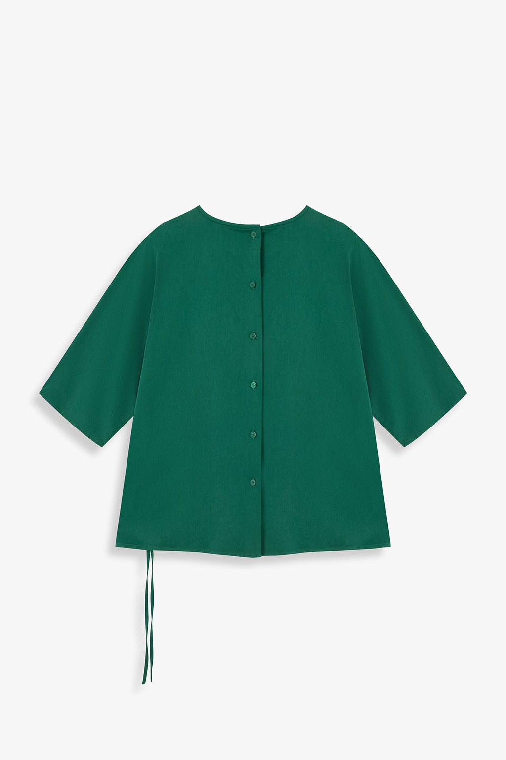 Round Neck Top With Back Opening