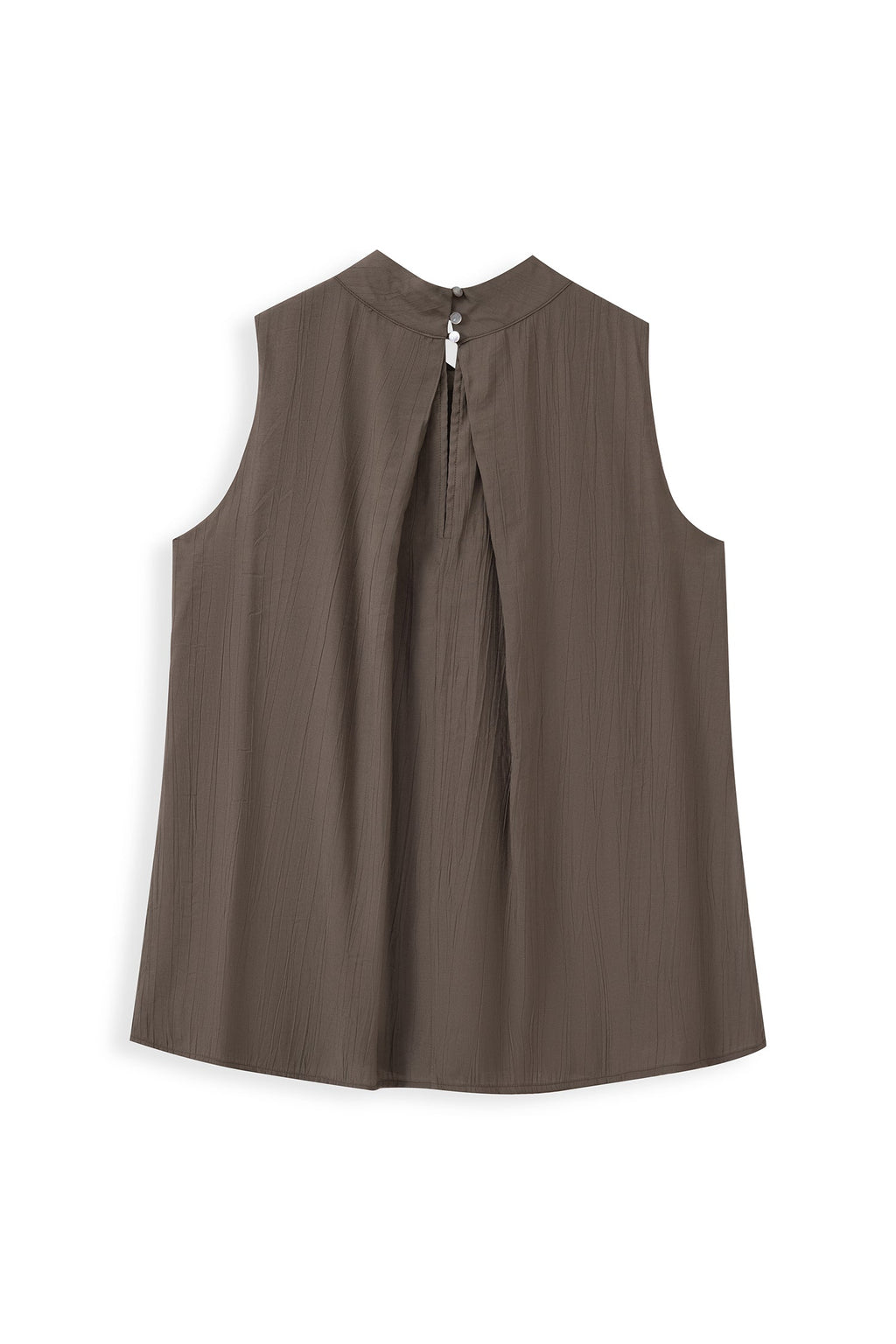 High-Neck Sleeveless Top