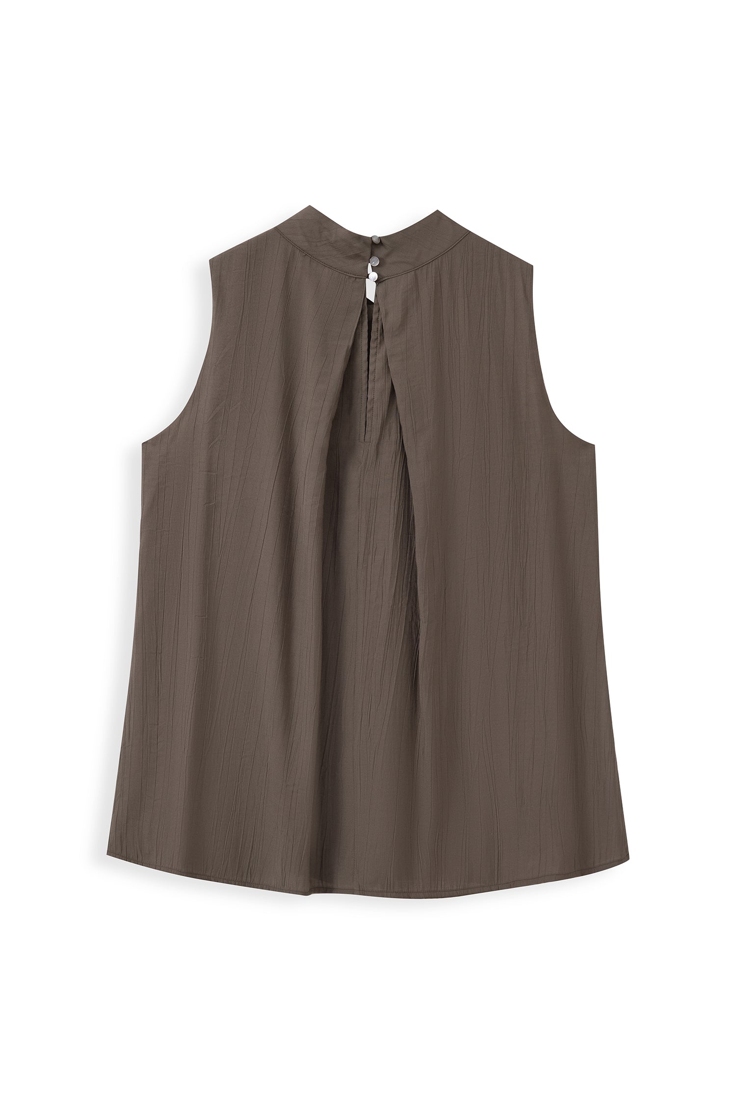 High-Neck Sleeveless Top