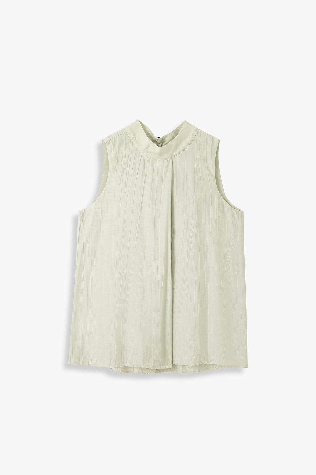 High-Neck Sleeveless Top