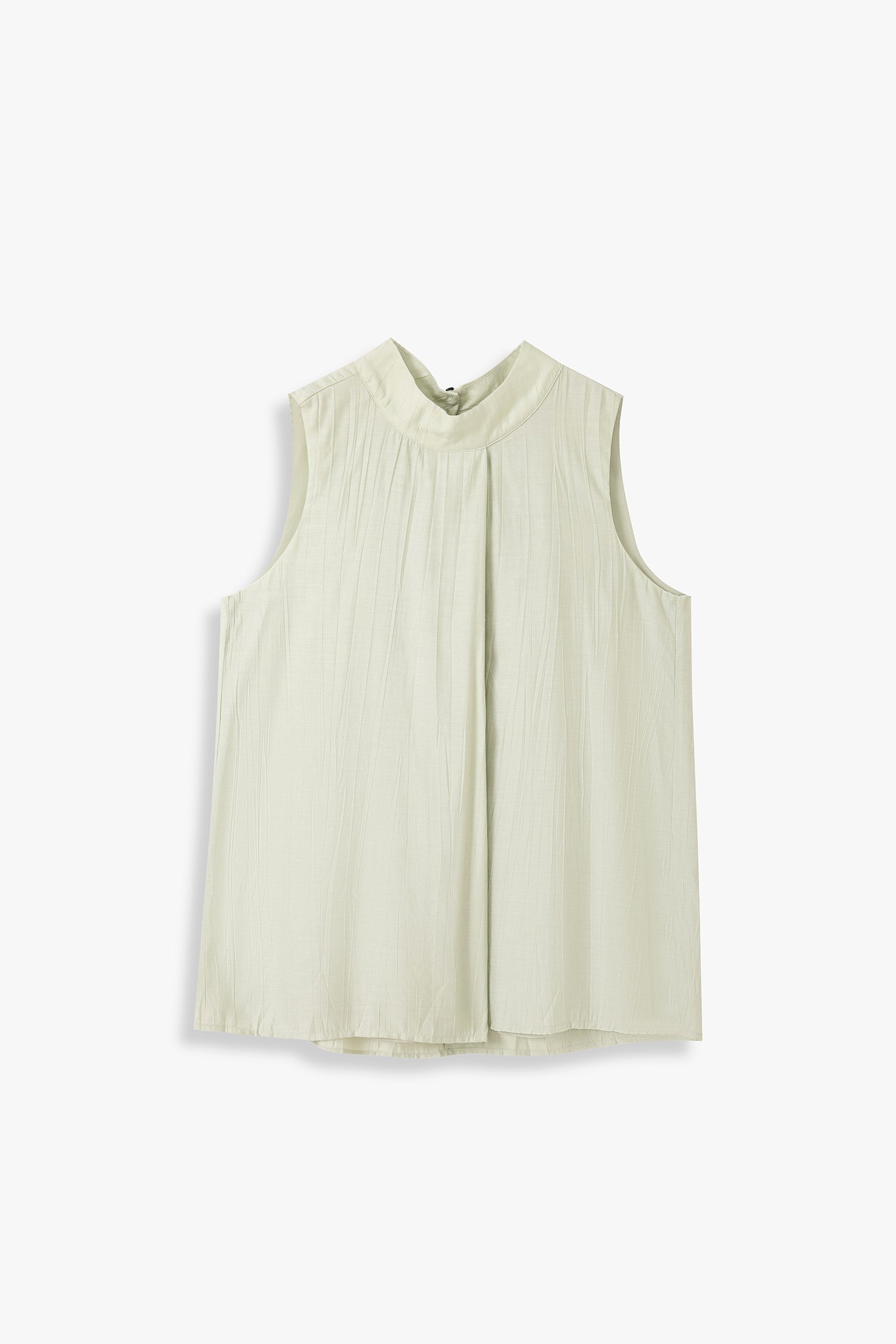 High-Neck Sleeveless Top