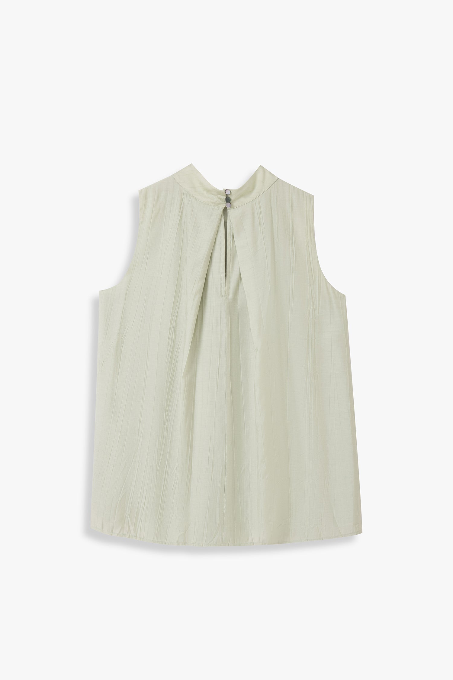 High-Neck Sleeveless Top
