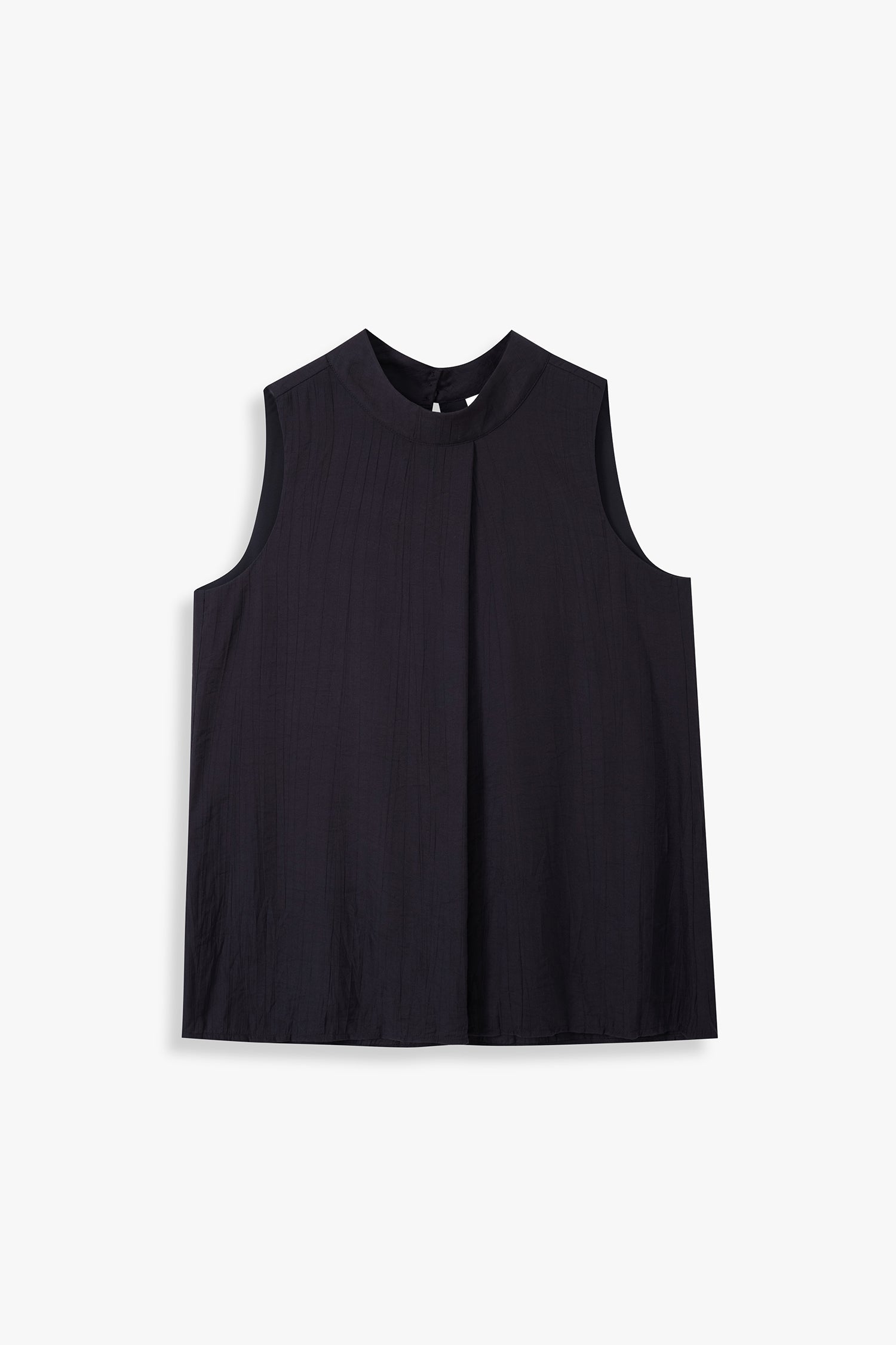 High-Neck Sleeveless Top