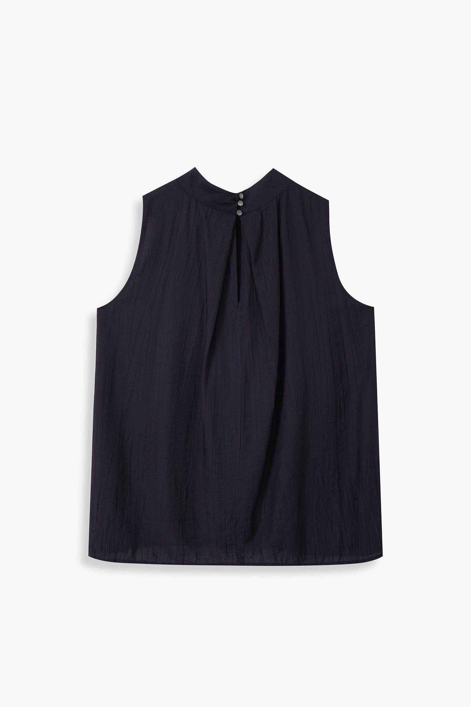 High-Neck Sleeveless Top