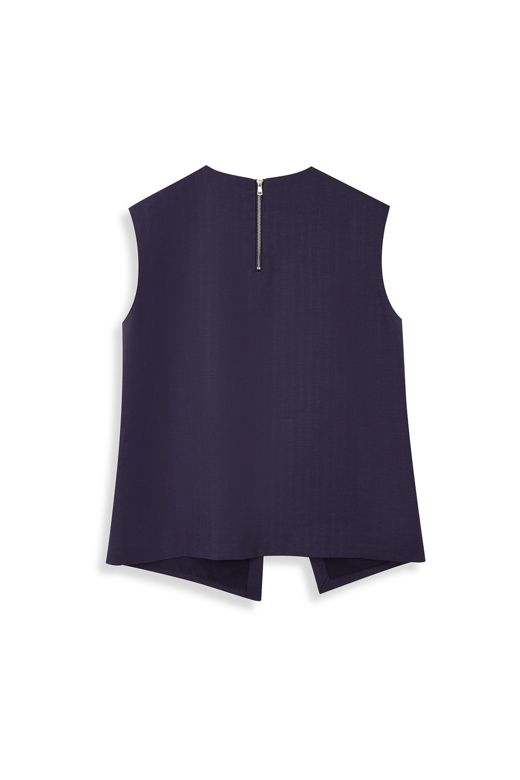 Asymmetric Sleeveless Vest
