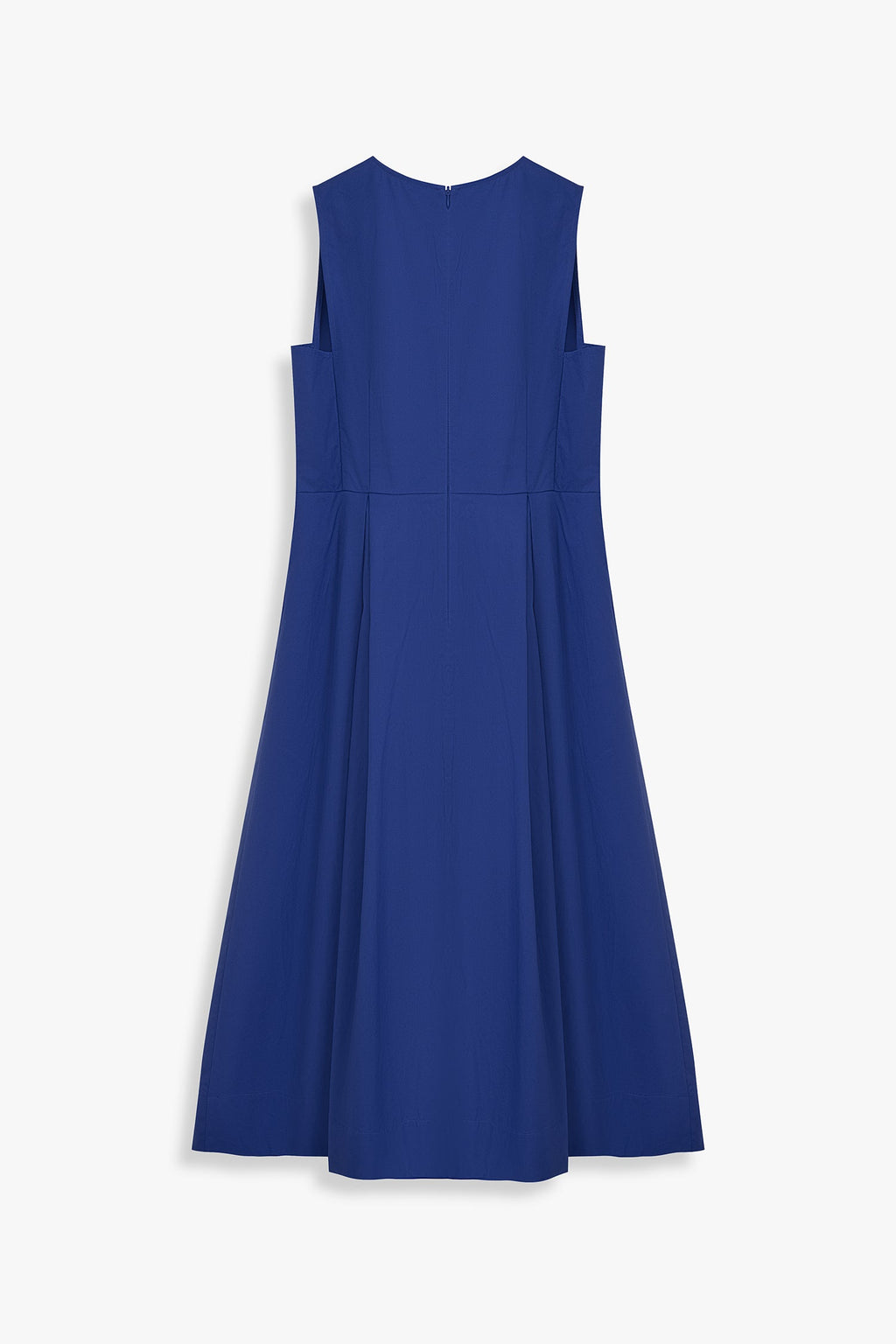 Pleated Front Fit & Flare Dress