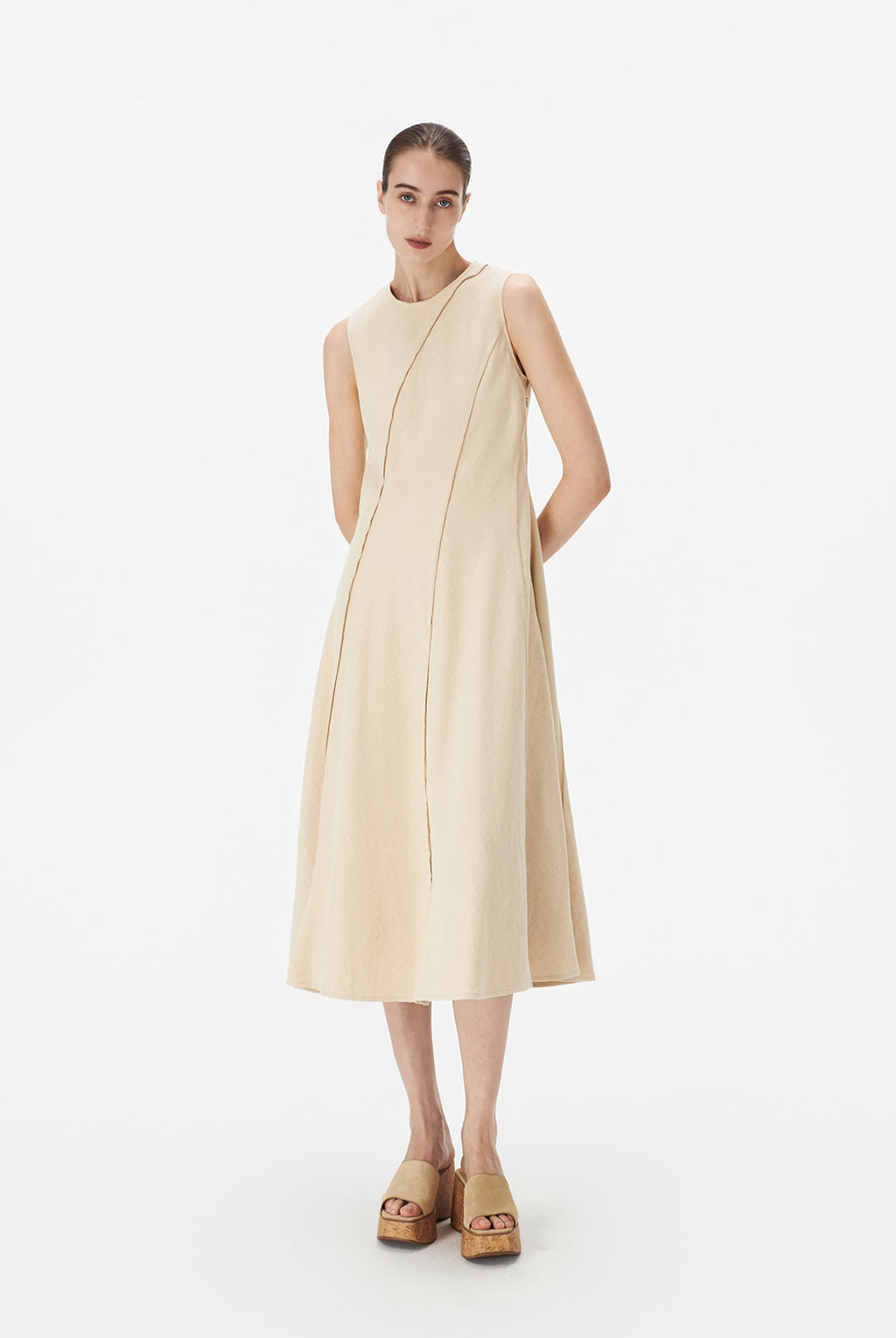 Panelled Shift Dress