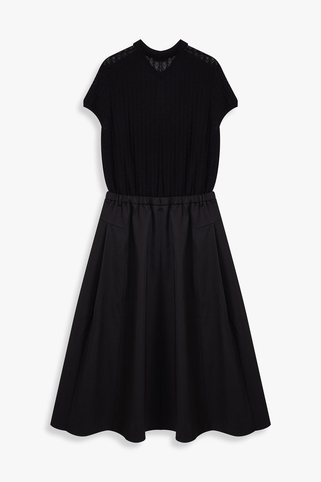 Knitted Polo Fit & Flare Dress
