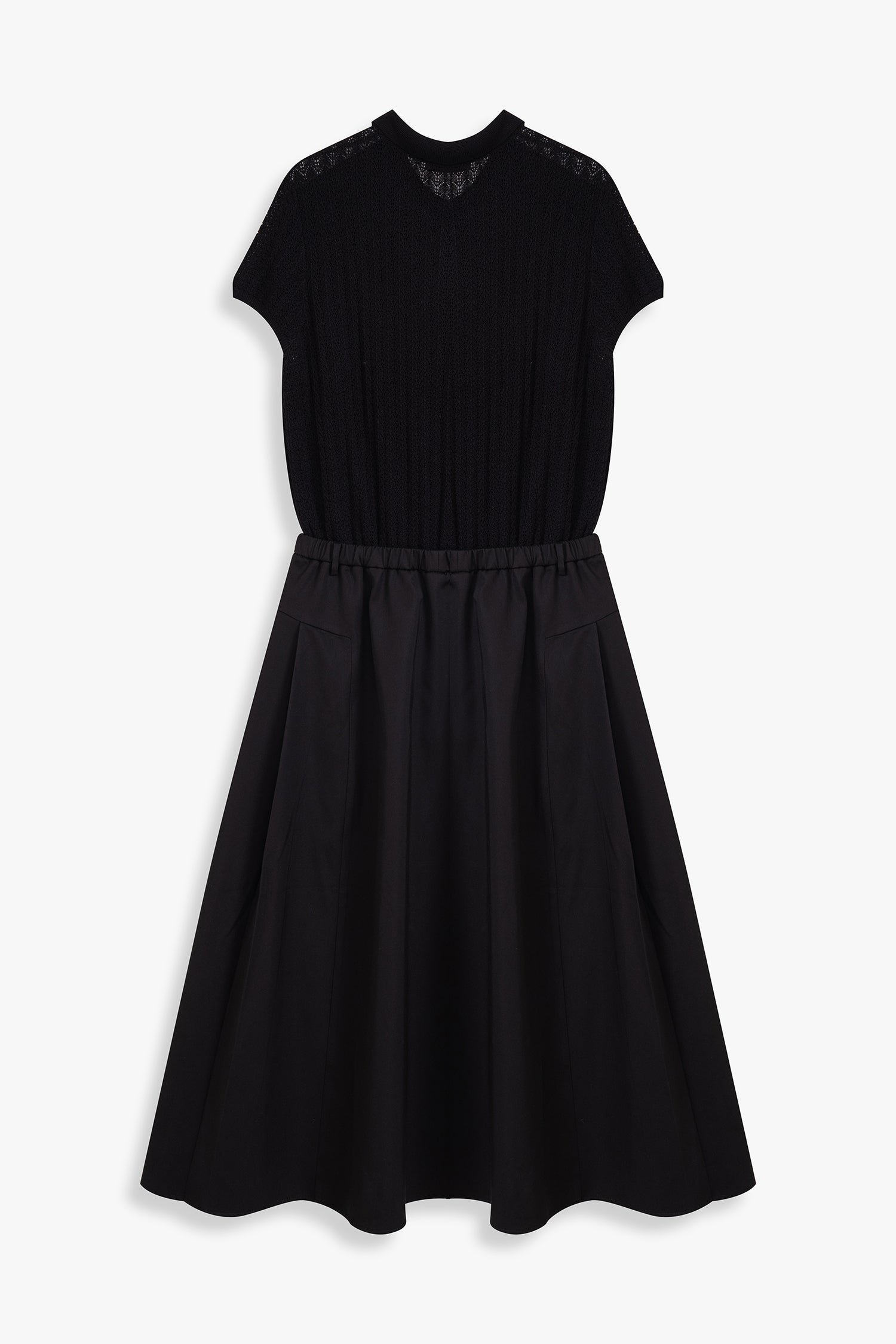 Knitted Polo Fit & Flare Dress