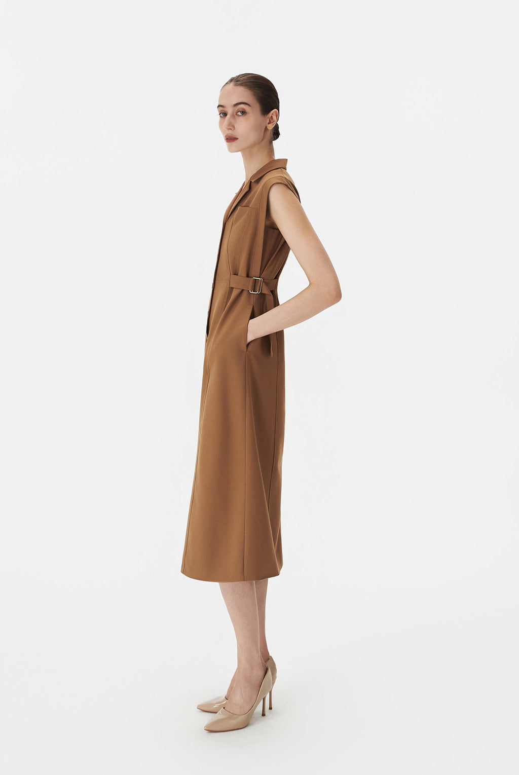 Shirt Dress with Double D-Ring