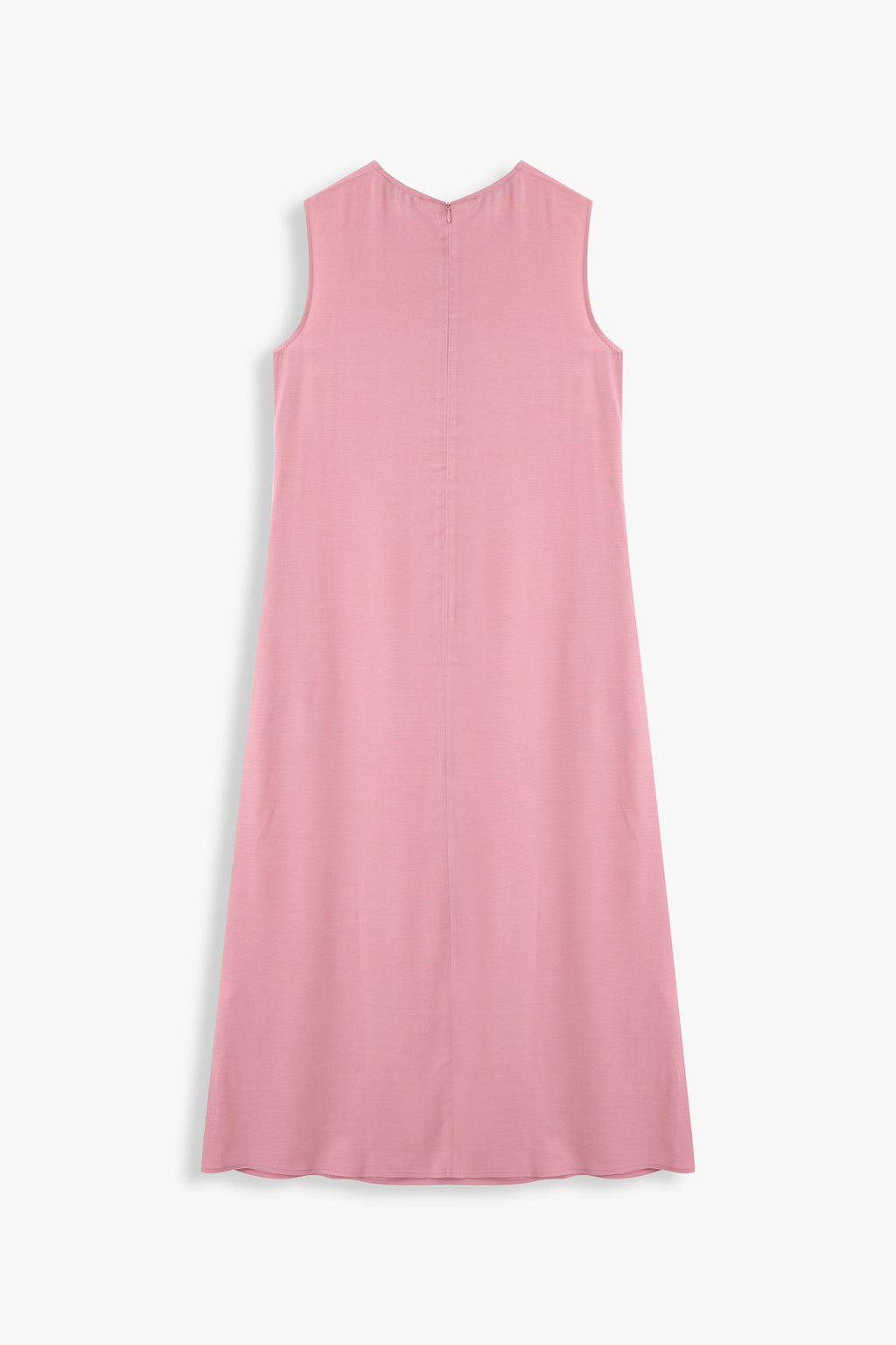 Round Neck Long Shift Dress