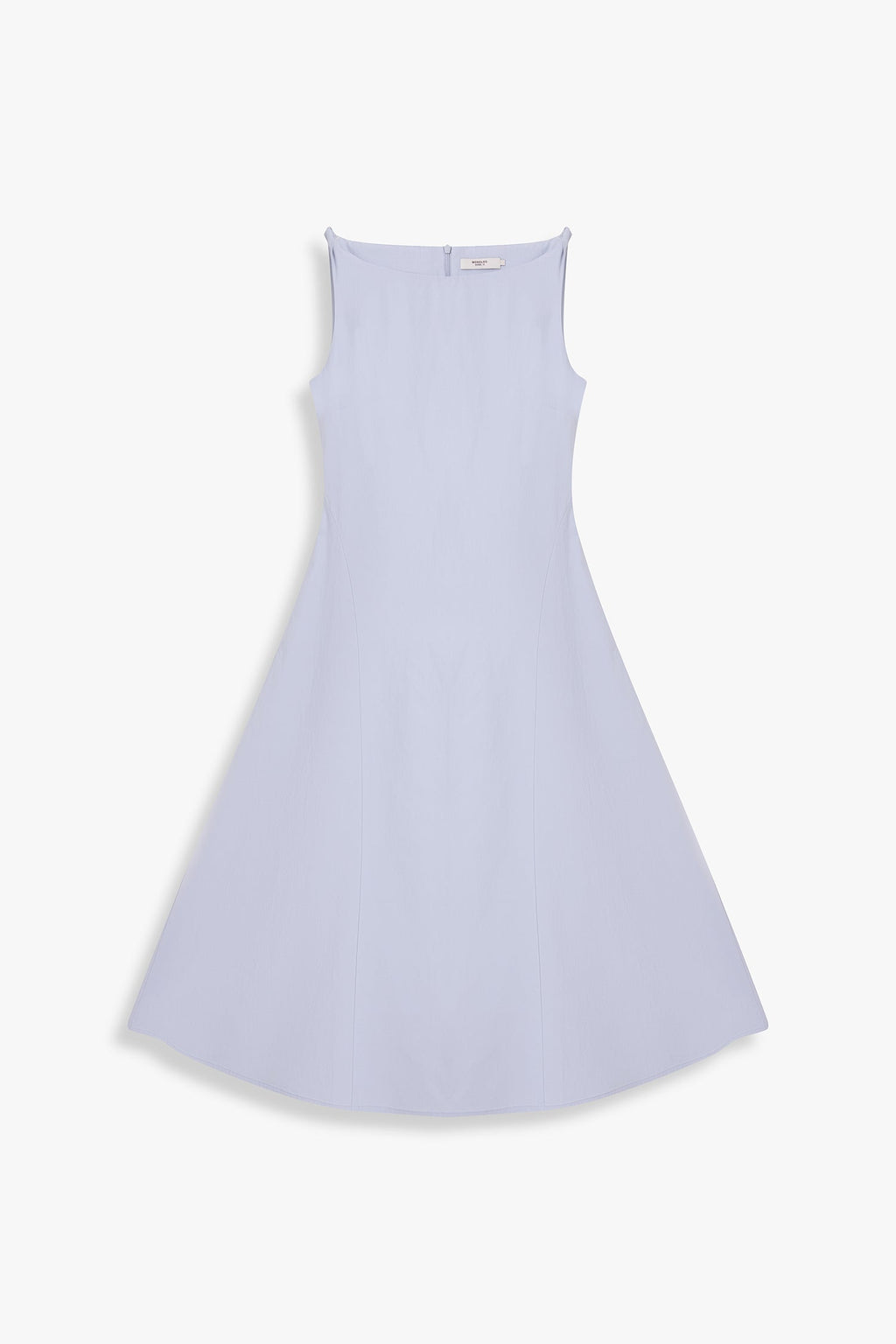 Boat Neck A Line Midi Dress