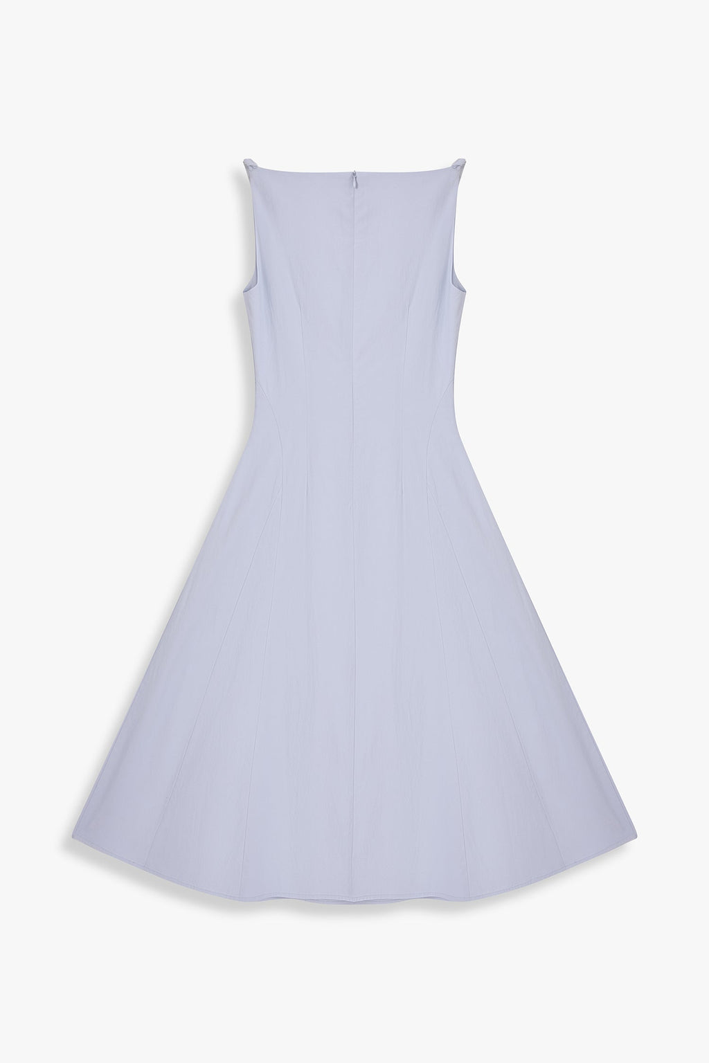 Boat Neck A Line Midi Dress