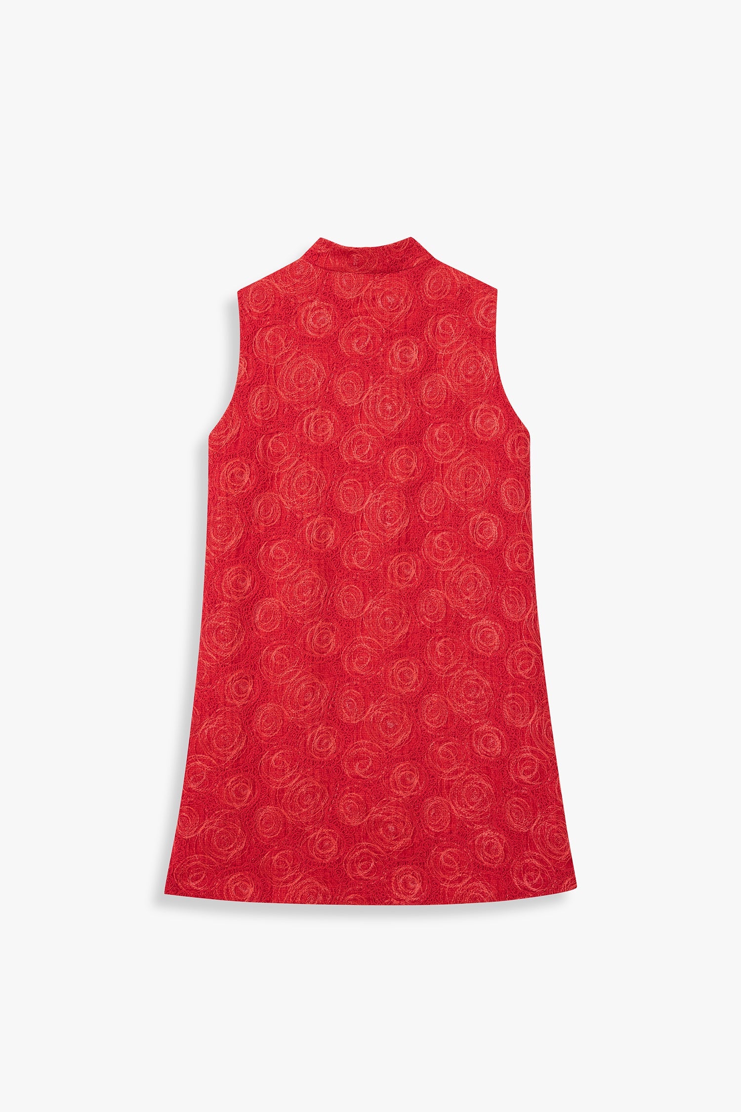 Fully Lined High Neck Dress