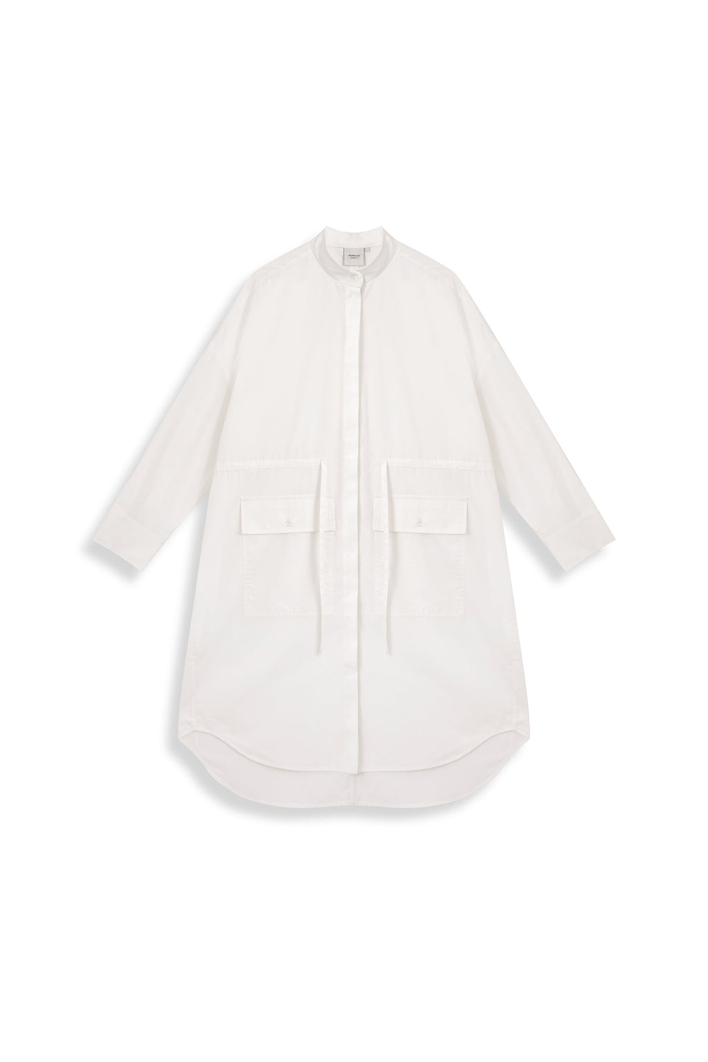 Drawstring Shirt Dress