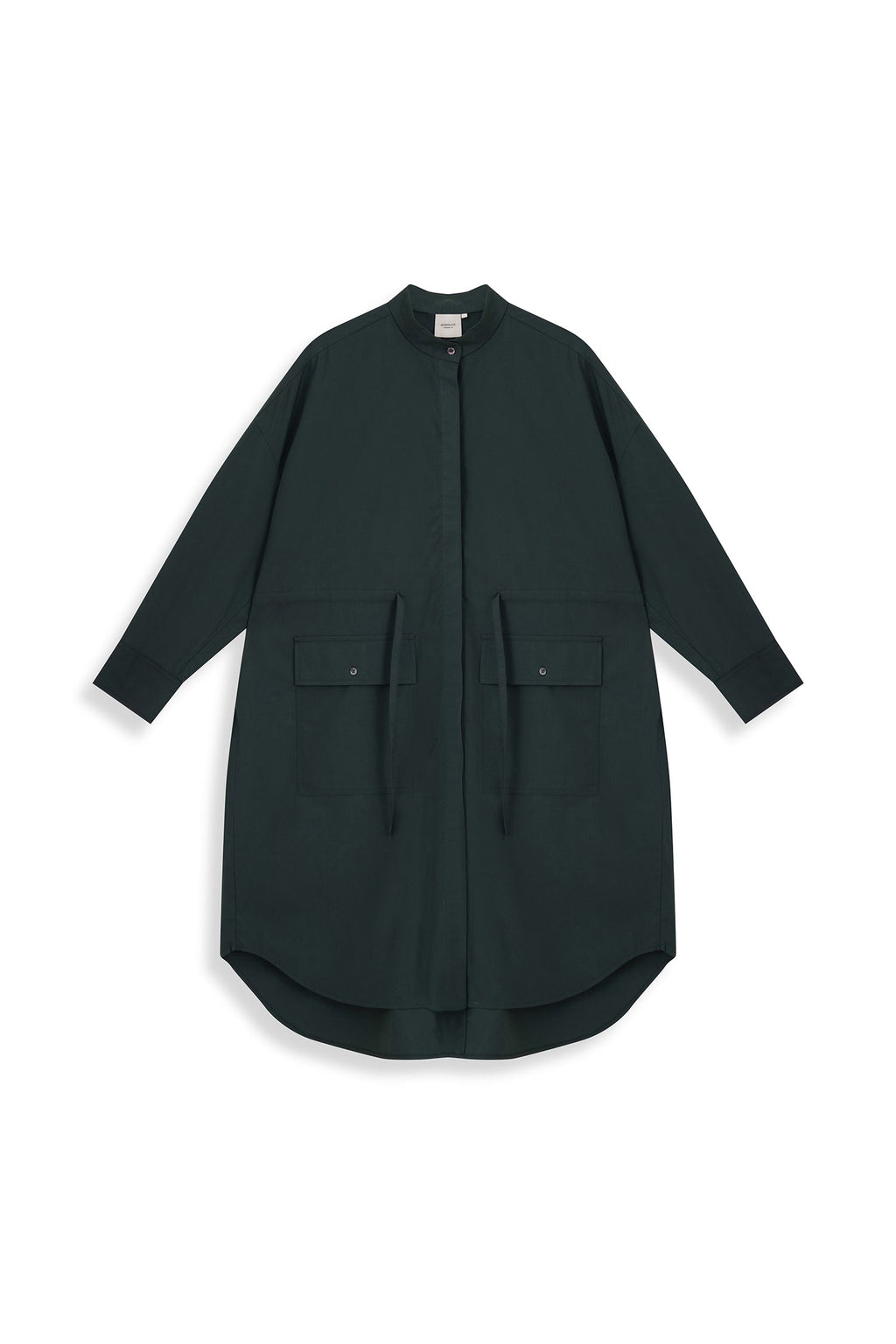 Drawstring Shirt Dress
