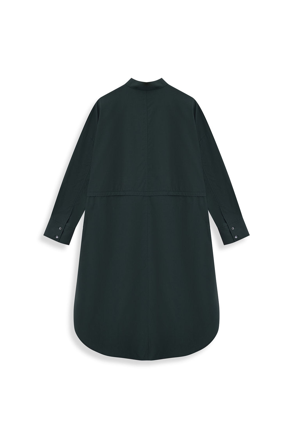 Drawstring Shirt Dress