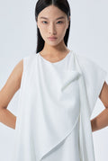 Mira Draped Shift Dress