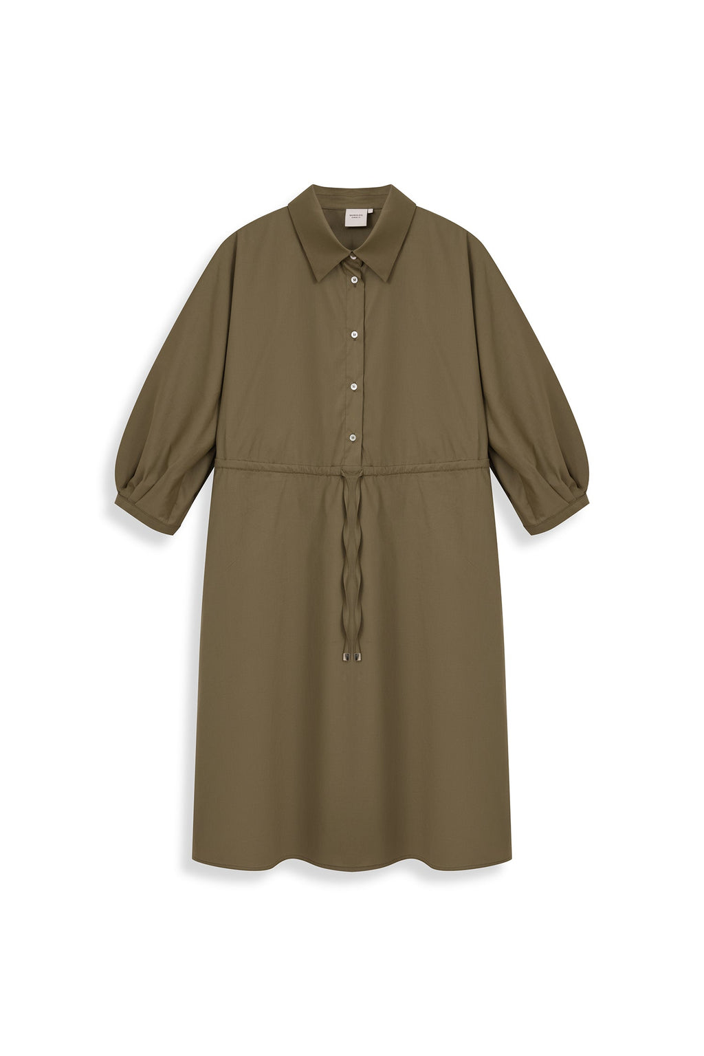 Puff Sleeve Shirt Dress