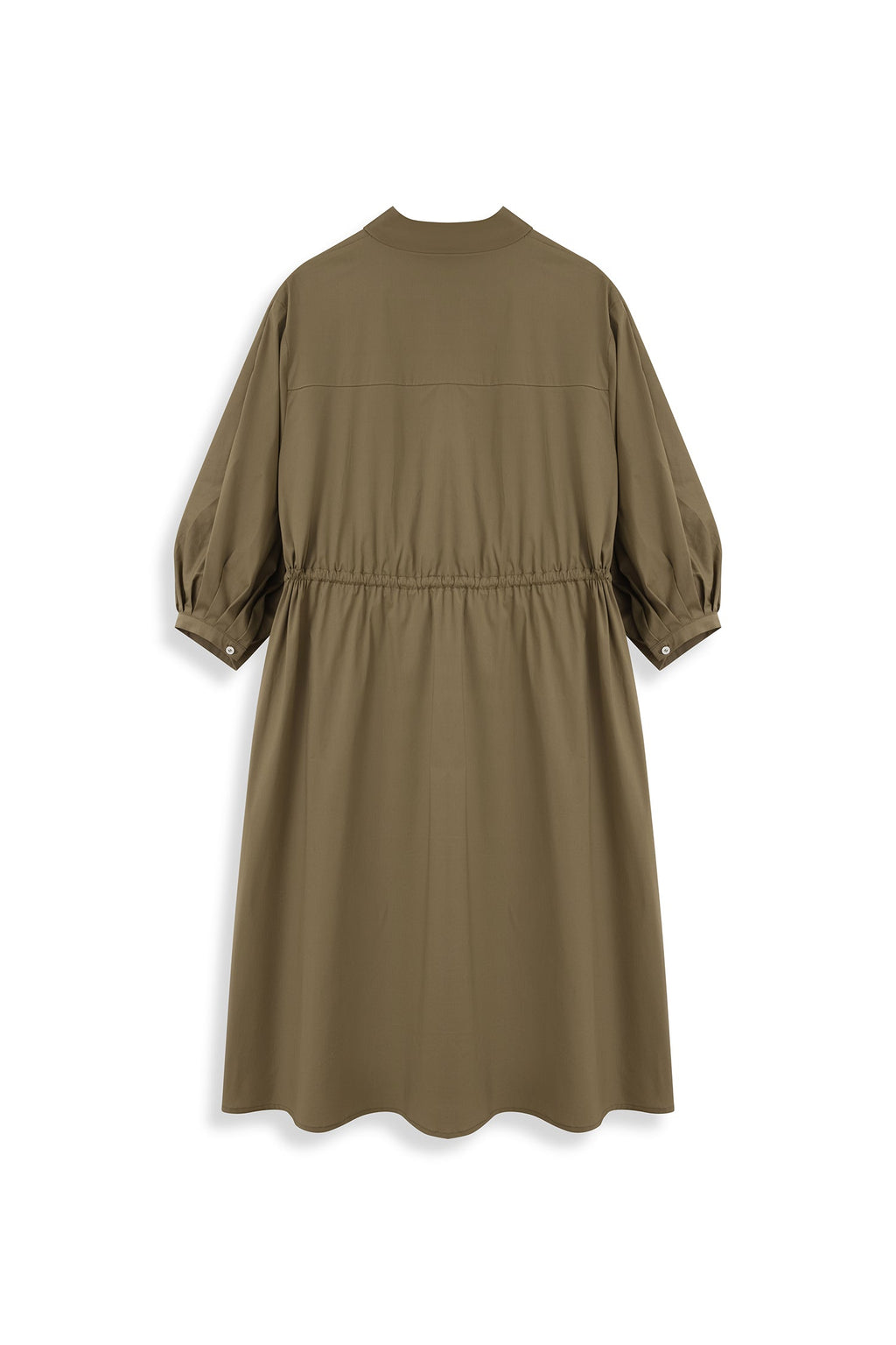 Puff Sleeve Shirt Dress