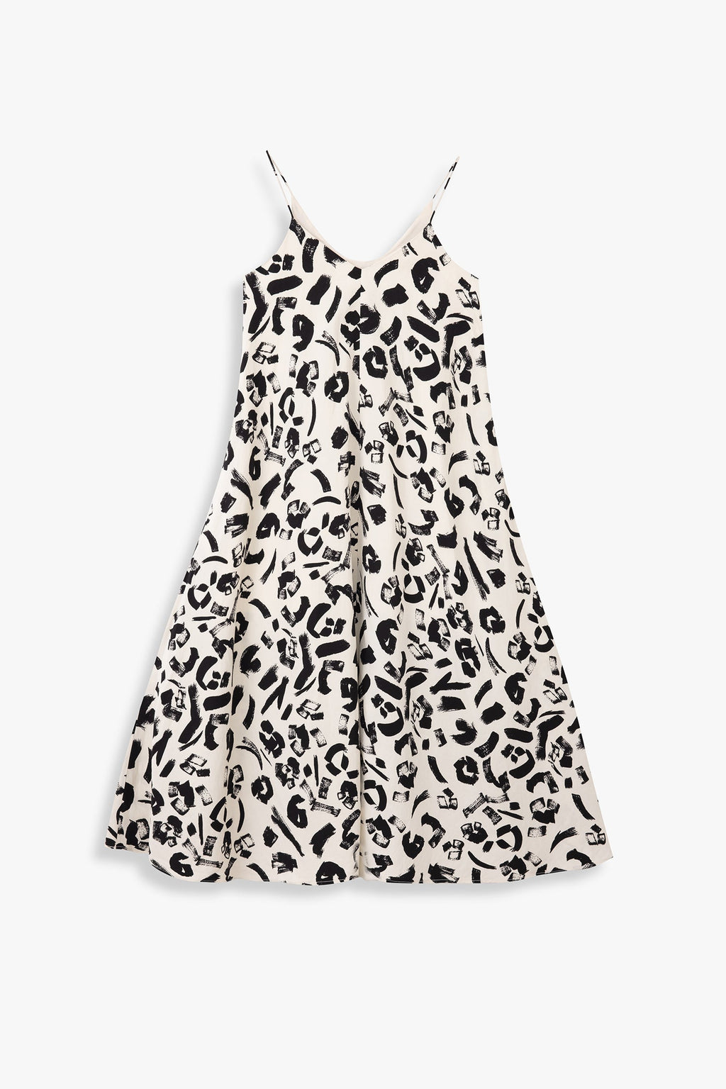 Printed Flare Tent Dresss