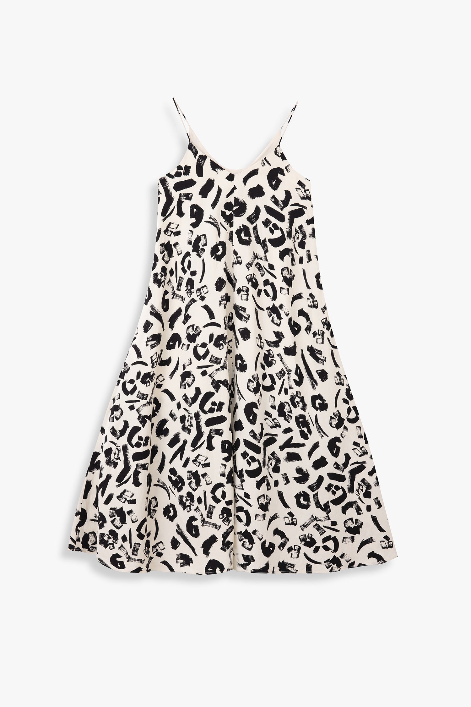 Printed Flare Tent Dresss