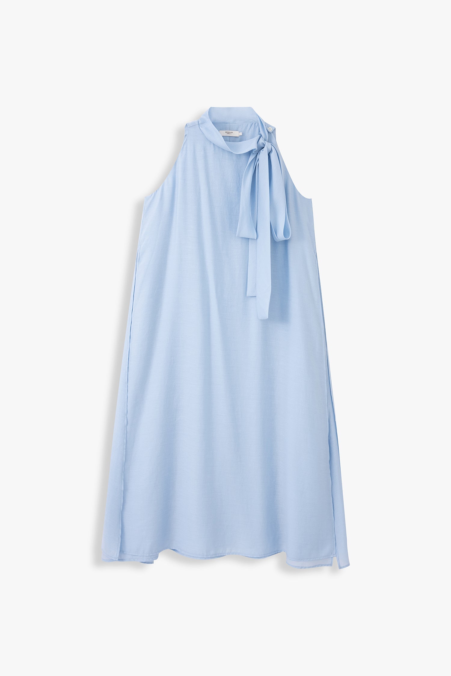 Serena Buttoned Draped Dress