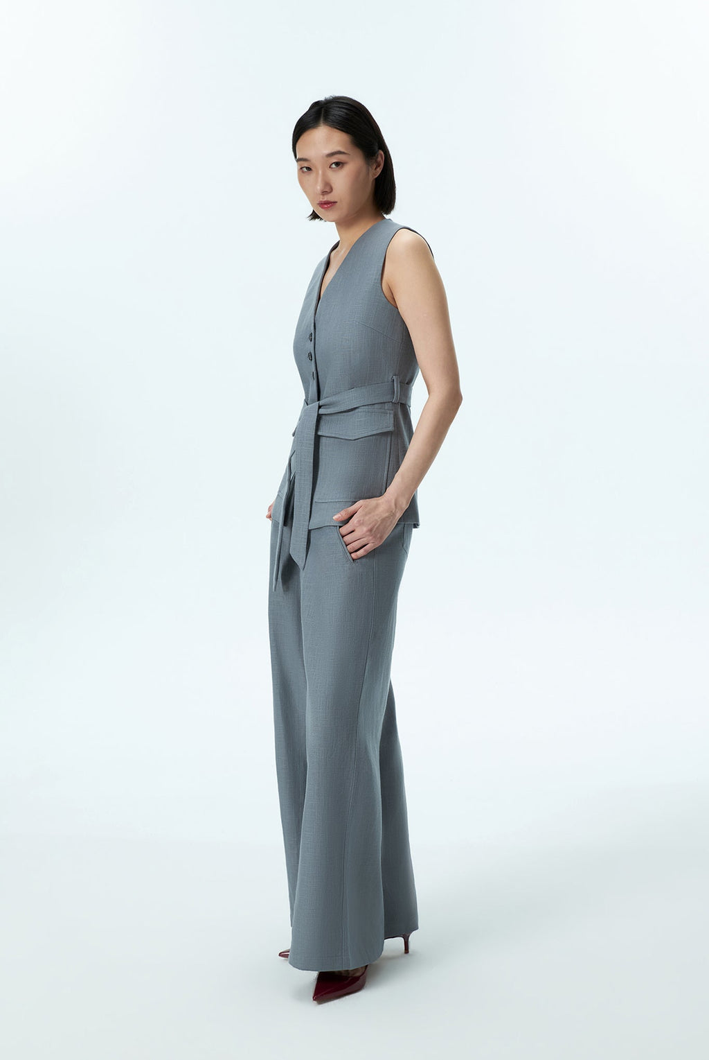 Structured Pocket Vest