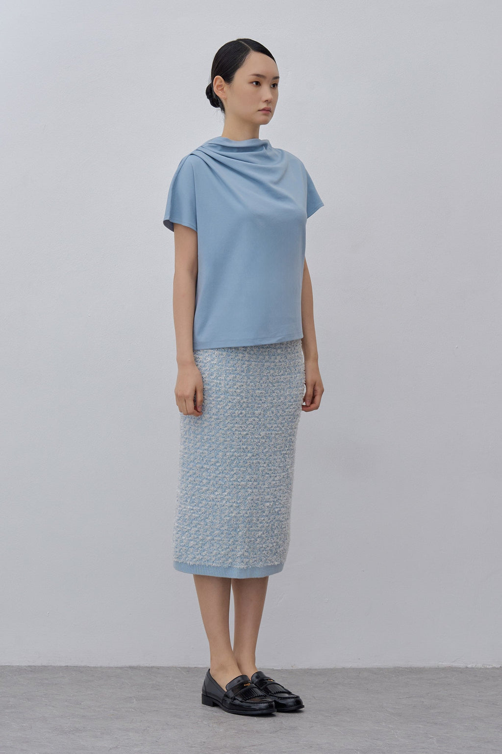 Tweed Knit Skirt