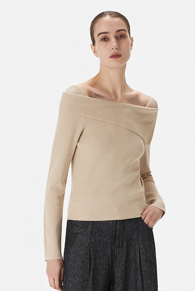 Asymmetrical Knit Top
