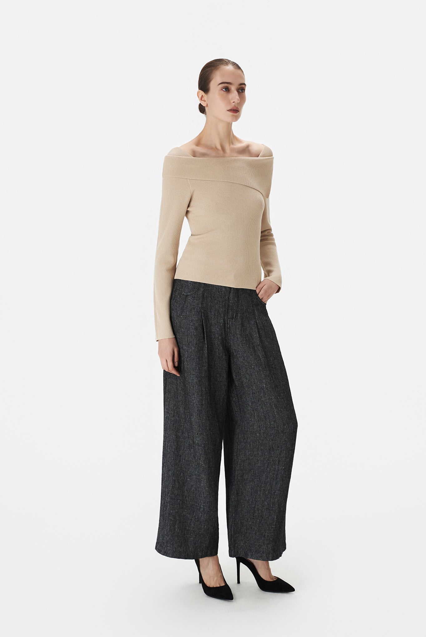 Asymmetrical Knit Top