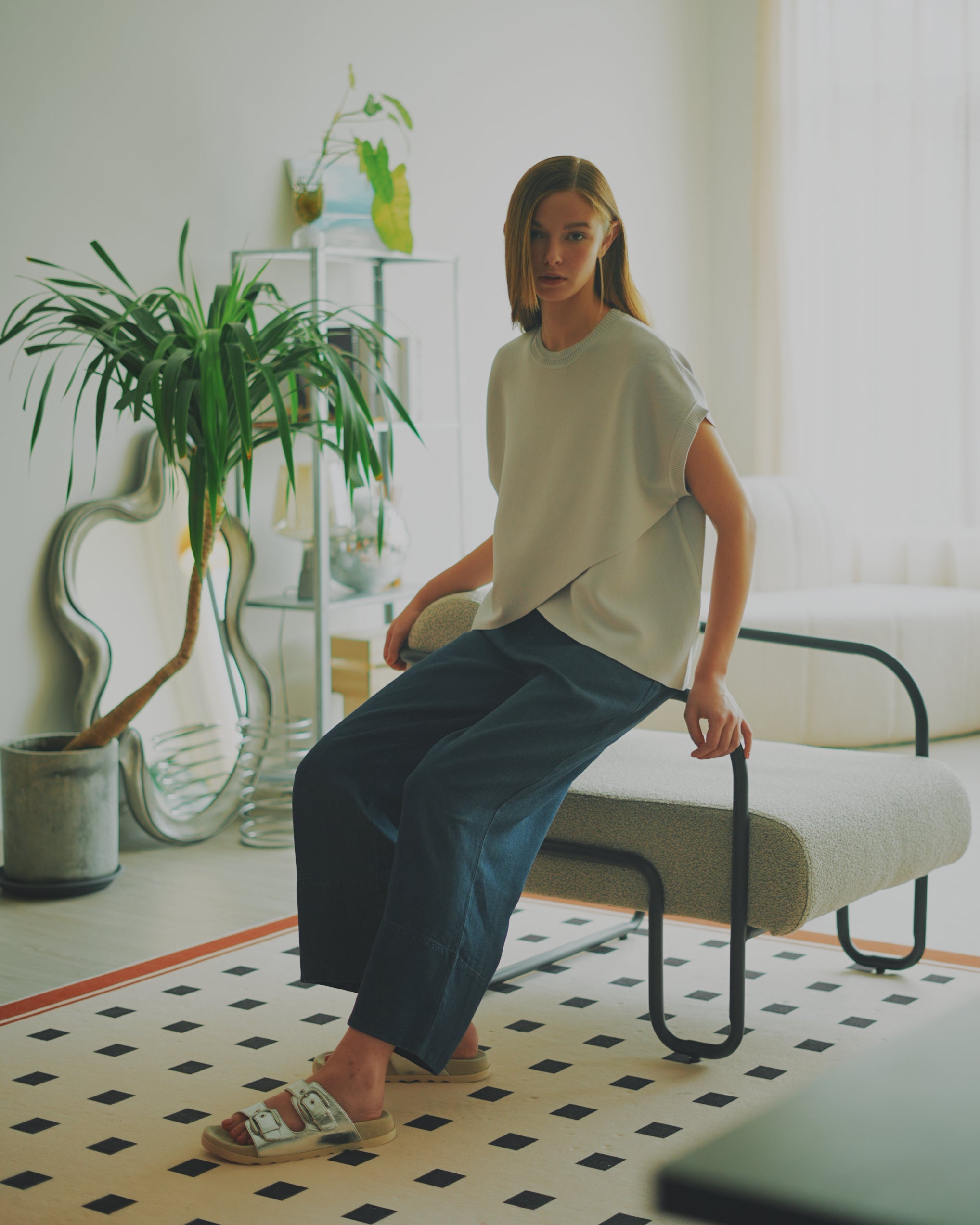 Overlap Knit Top