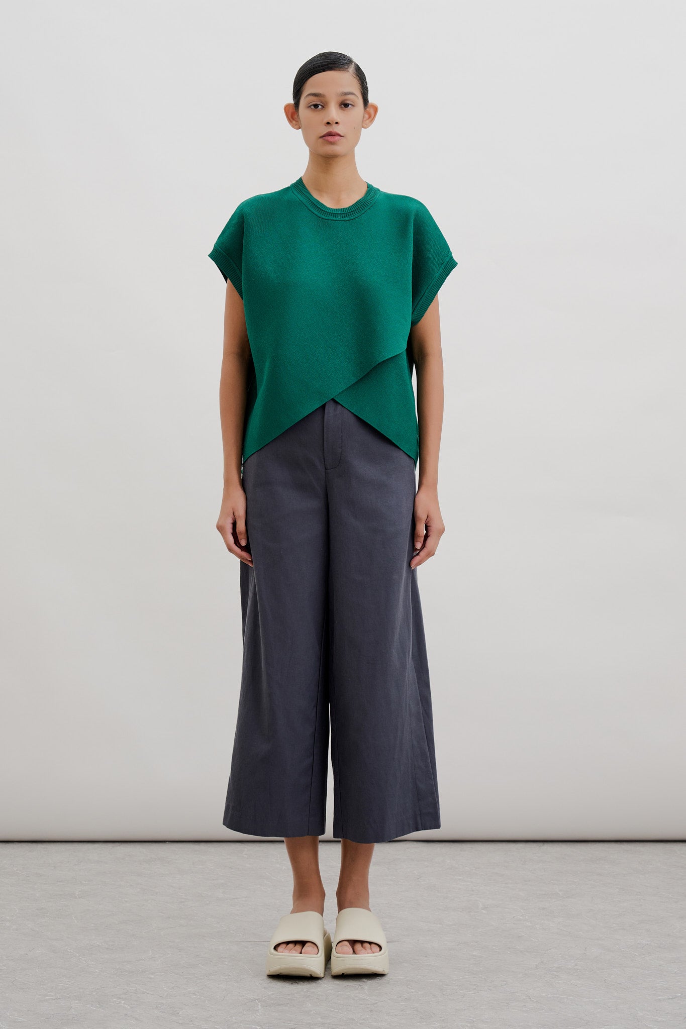 Overlap Knit Top