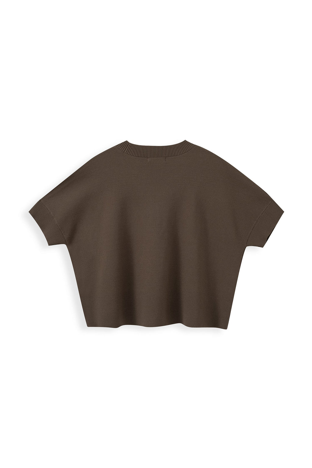 Decorative-Button Knit Top