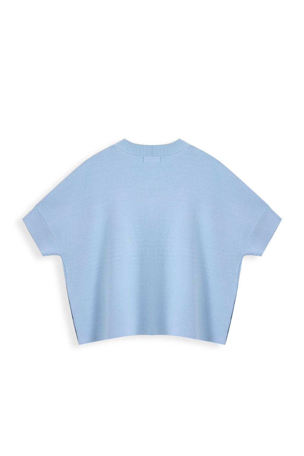 Decorative-Button Knit Top