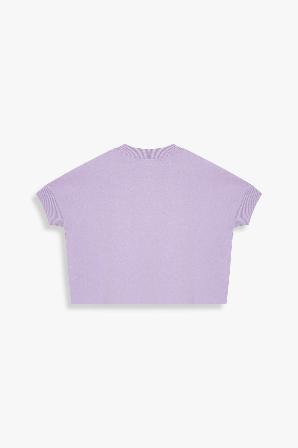 Decorative-Button Knit Top
