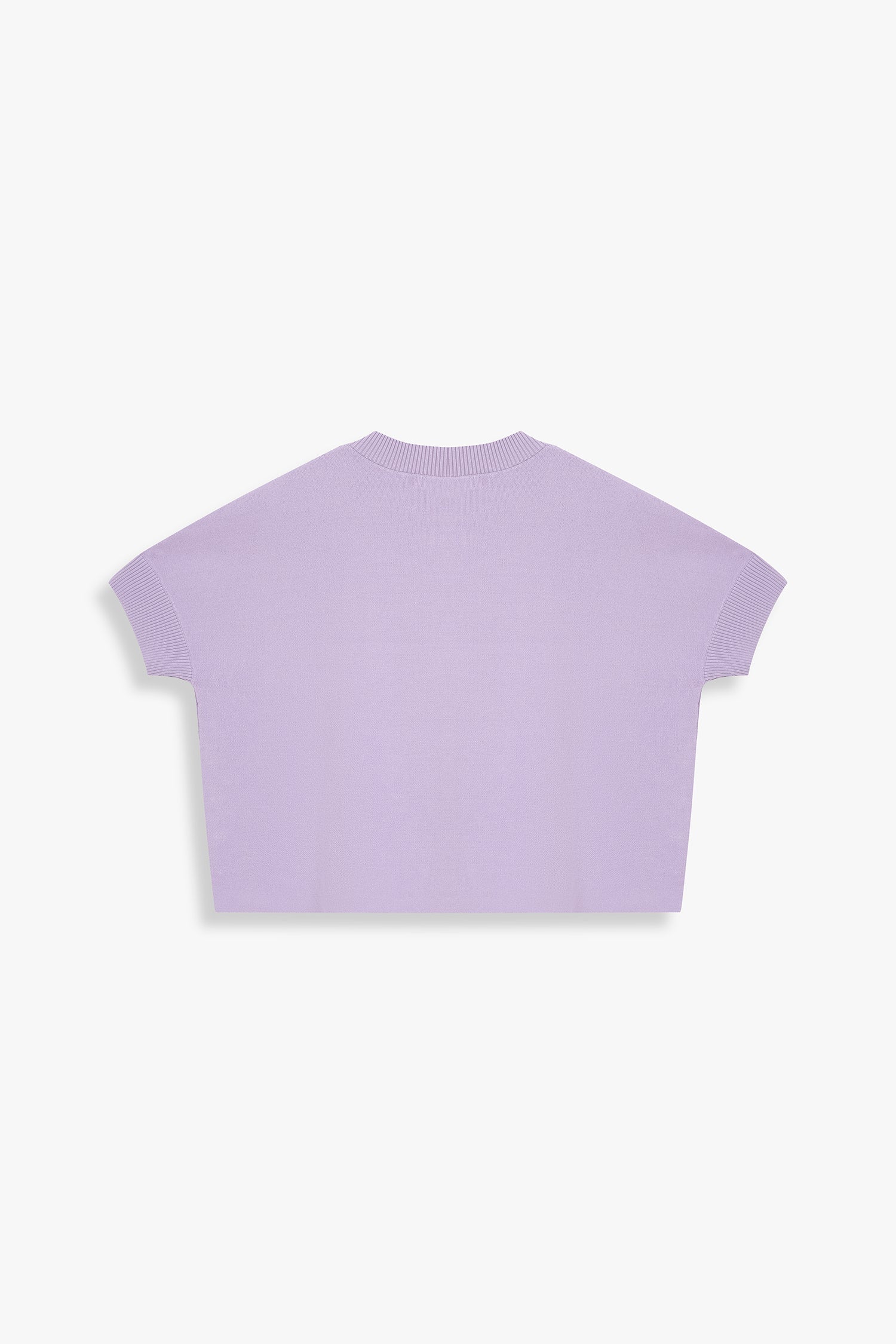Decorative-Button Knit Top