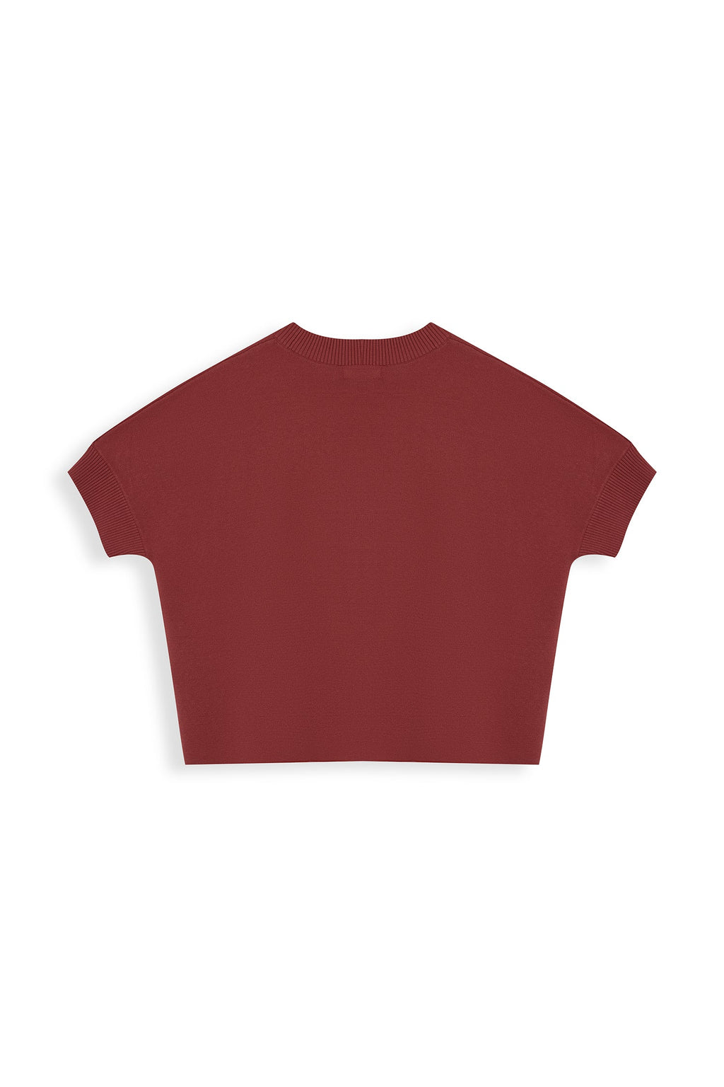 Decorative-Button Knit Top