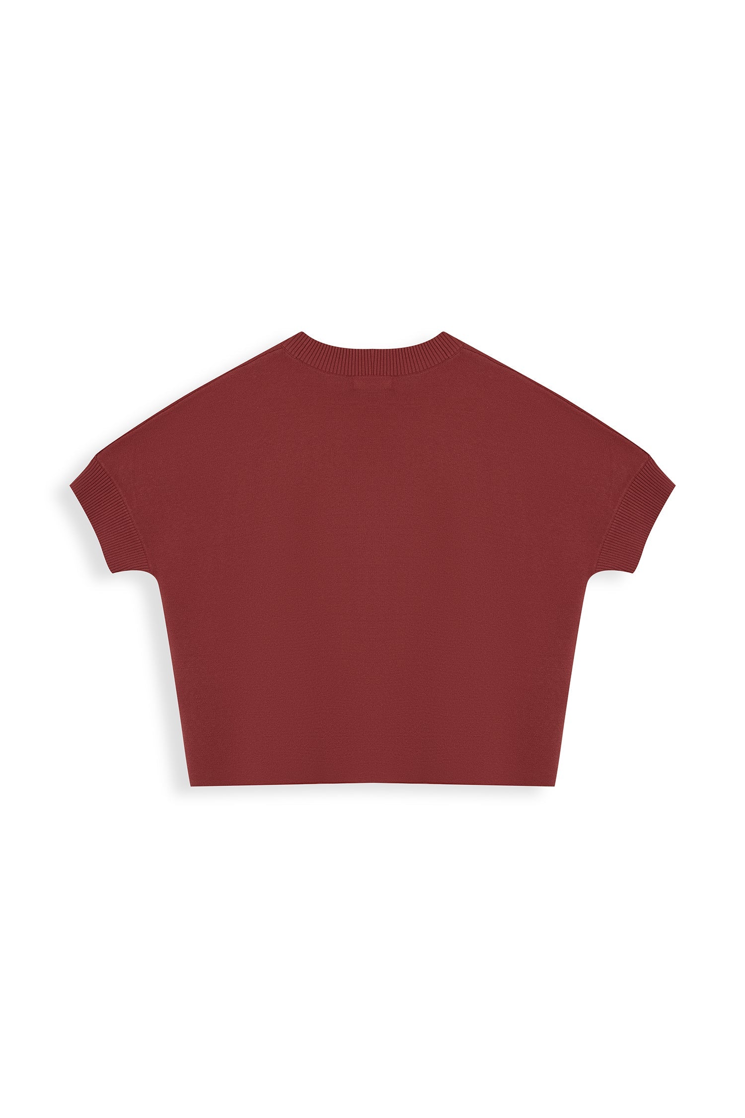 Decorative-Button Knit Top
