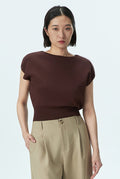 Ribbed Hem Knit Top
