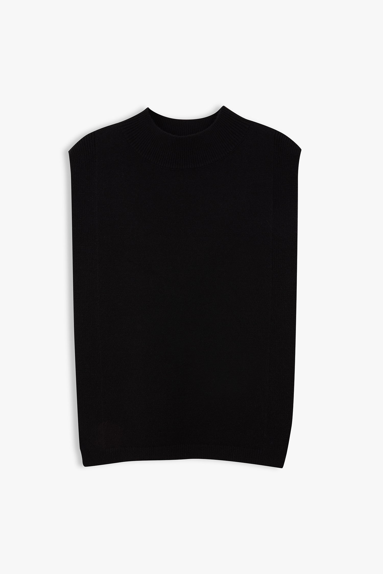 Mock Neck Knitted Top