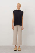 Mock Neck Knitted Top