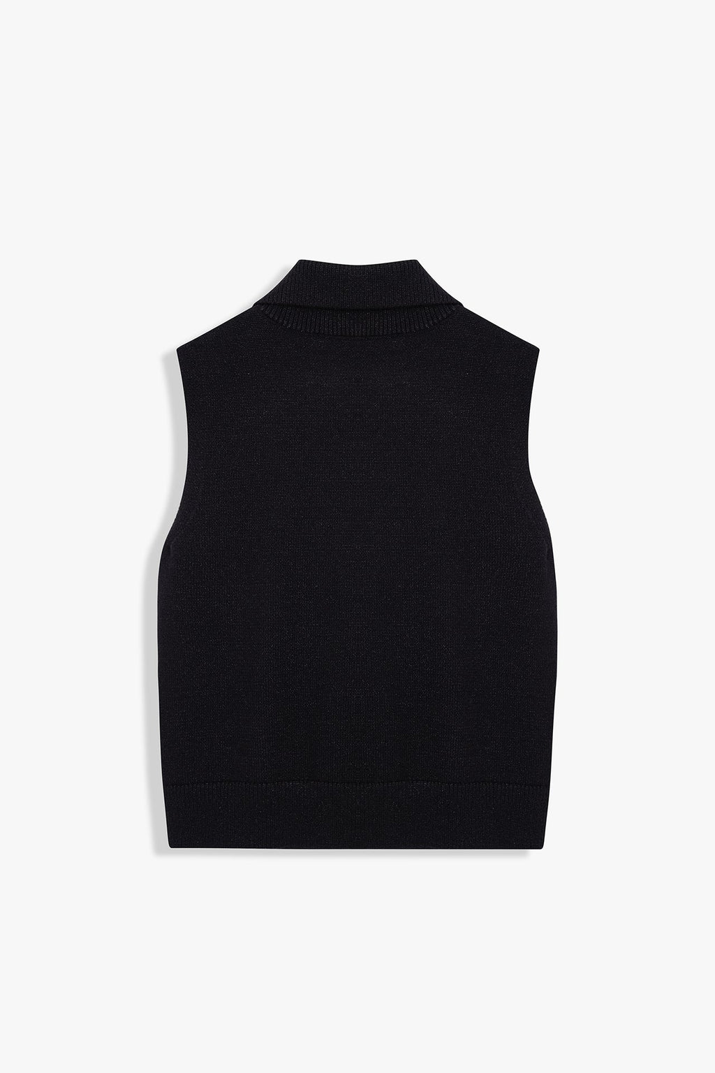 Handkerchief Neck Knit Vest