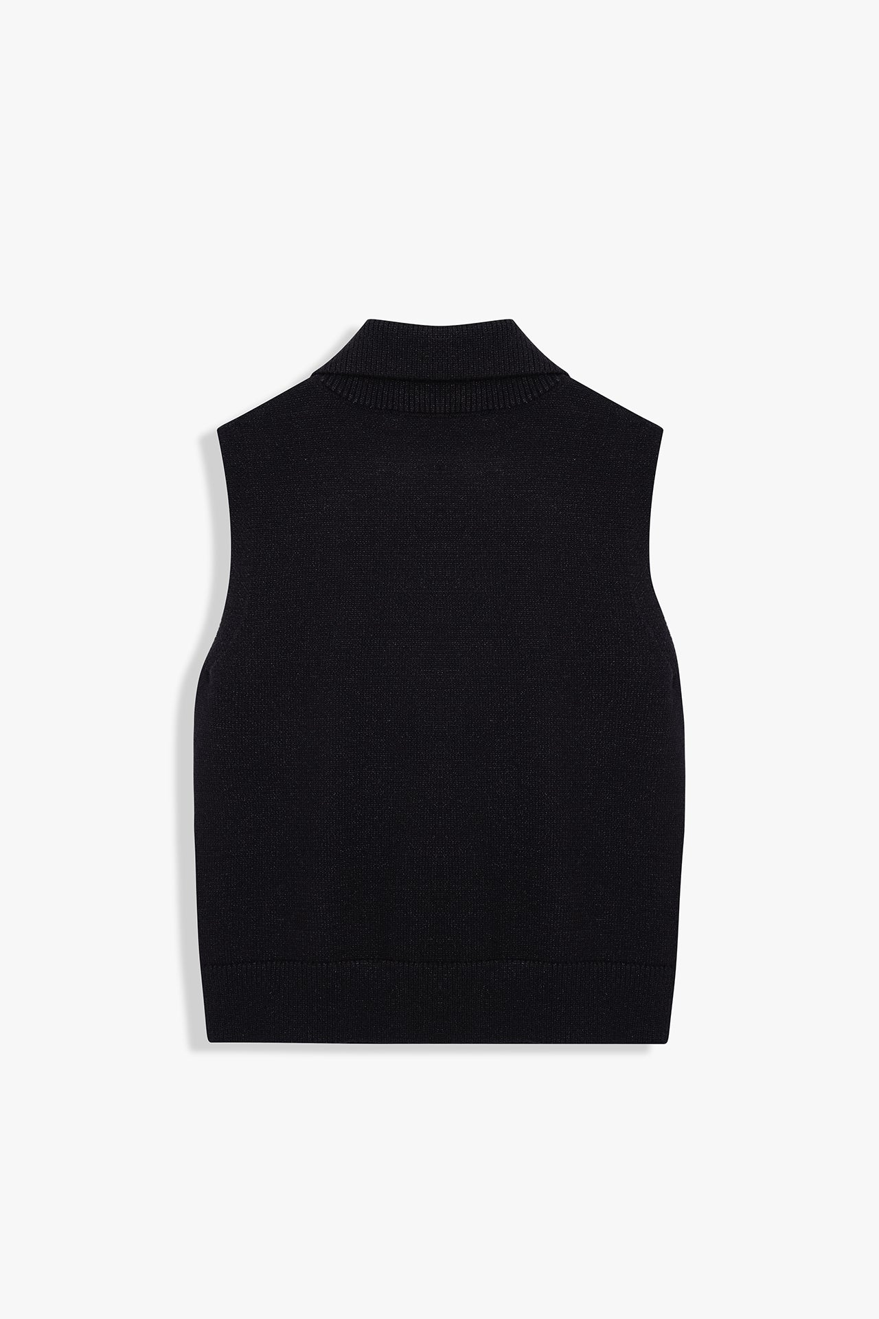 Handkerchief Neck Knit Vest